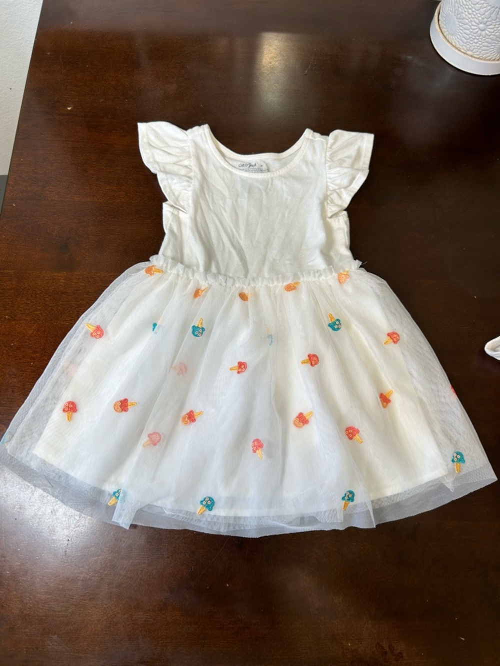 Cat & Jack Toddler Dress Size 3T Ice Cream